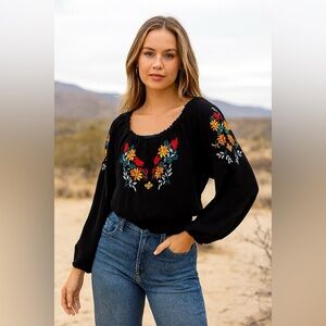 Sz 10 Boho crop 100% Viscose DIVIDED H&M